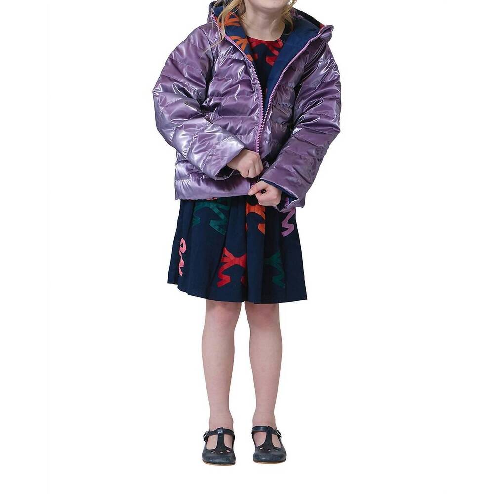 NEW PINK CHICKEN reversible riley jacket in multi bows